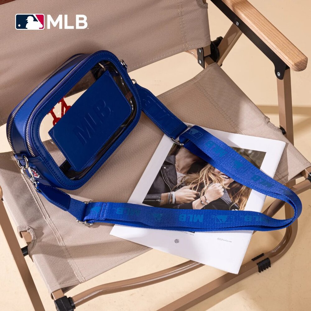 MLB New York Mets Team Clear Crossbody Bag/Stadium Bag - Picture 8 of 9